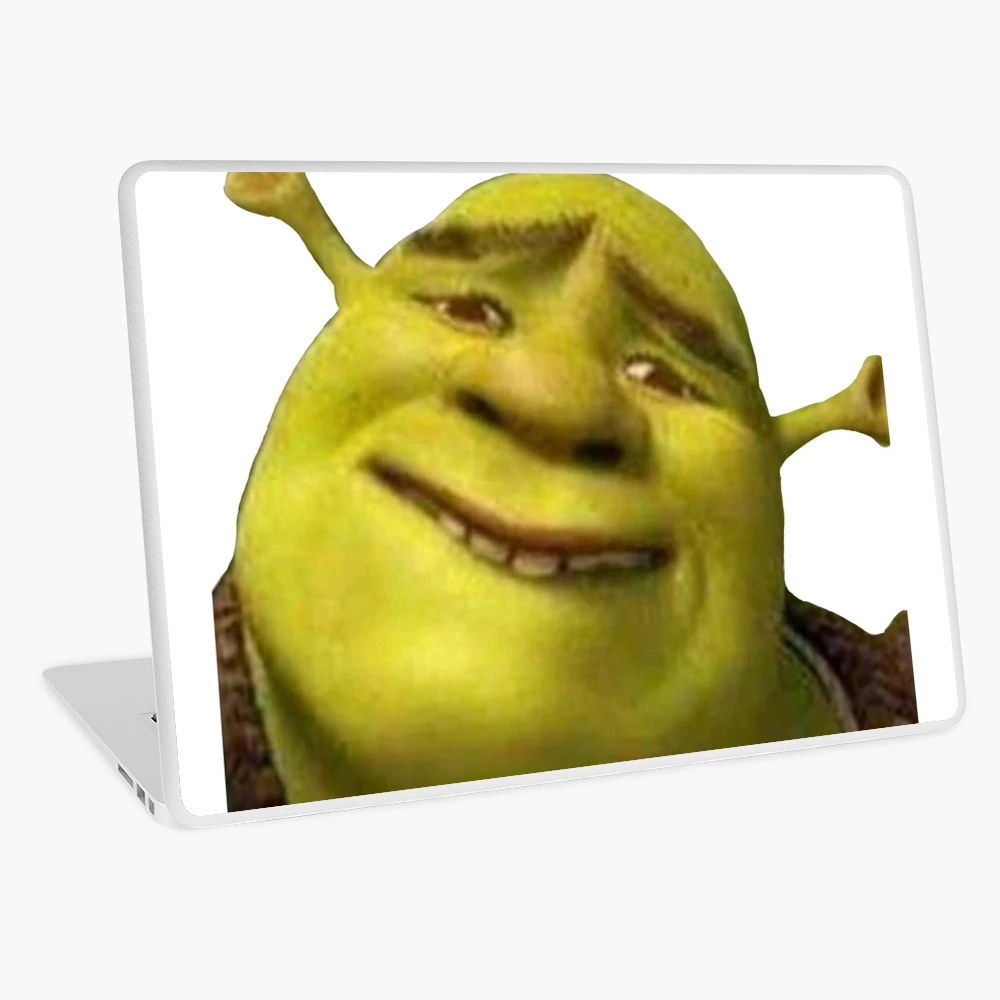 Derp Shrek meme | Laptop Skin