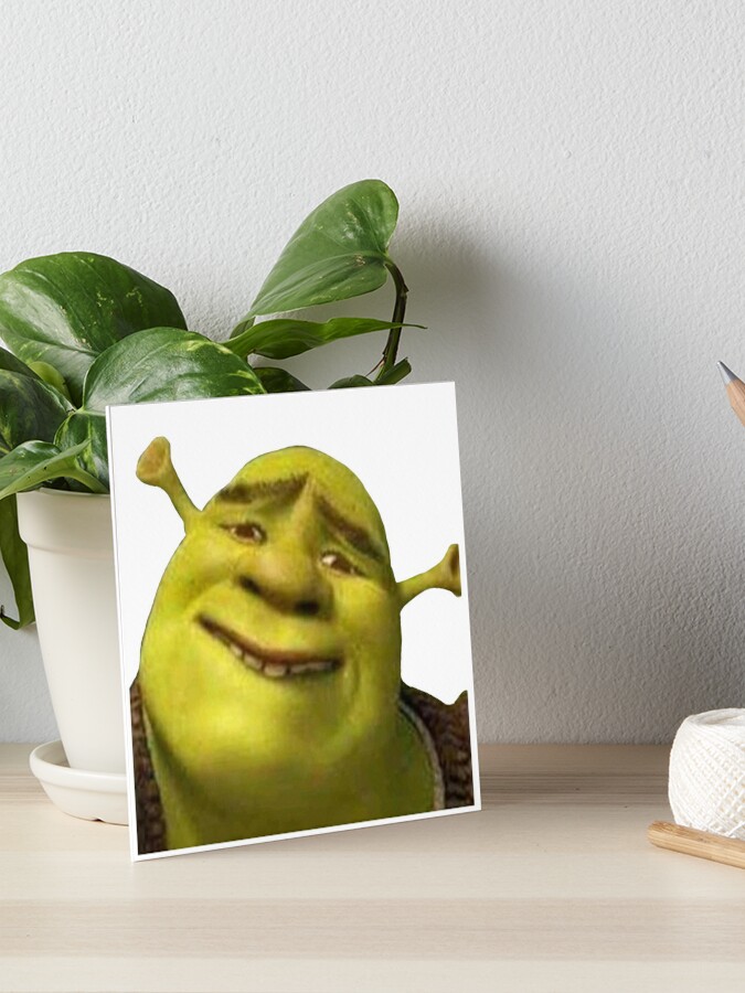 Shrek meme | Art Board Print