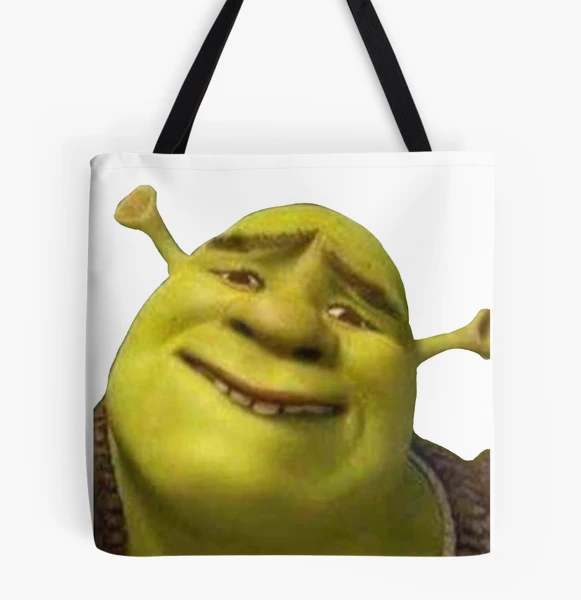 Divertente borsa tote meme Shrek confusa Borsa meme classica -  Italia