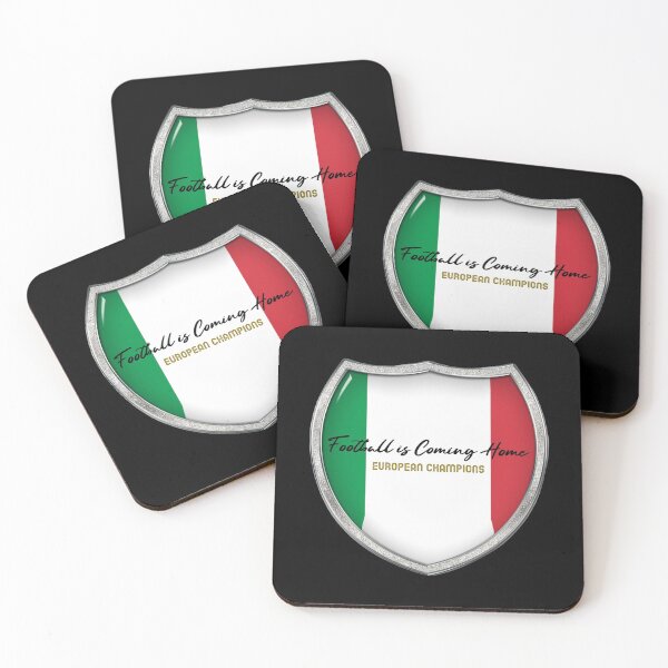 Item preview, ITALY EUROPEAN CHAMPIONS SHIELD AND FOOTBALL IS COMING HOME ► ICONIC designed and sold by MORE-THE-BRAND.