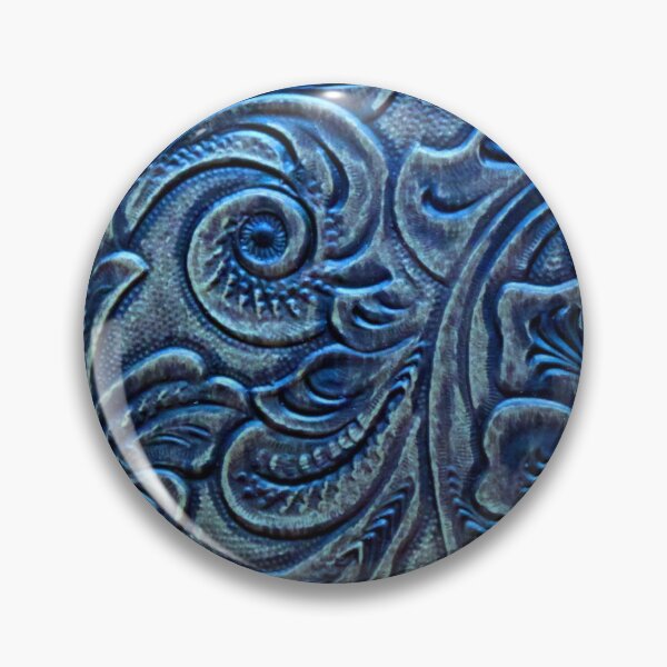 Item preview, Brilliant Blue Western Floral Scrollwork Design designed and sold by RandP Walriven.