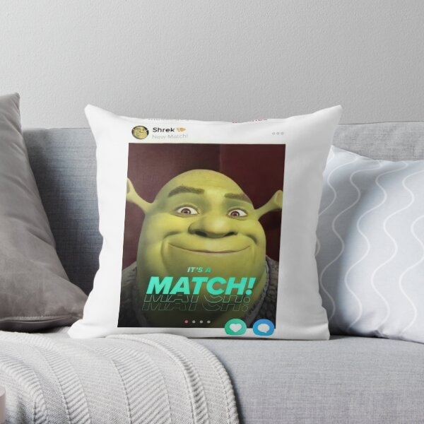 Shrek meme Throw Pillow for Sale by Pulte