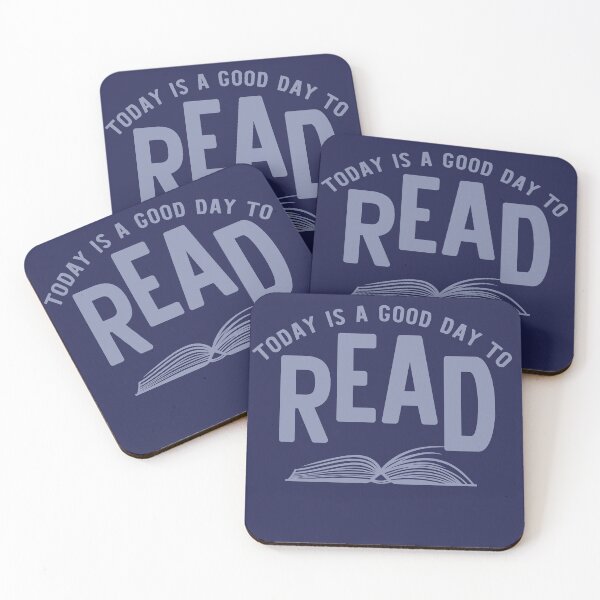 Item preview, Today is a Good Day to Read - Light Navy designed and sold by erinbookdragon.