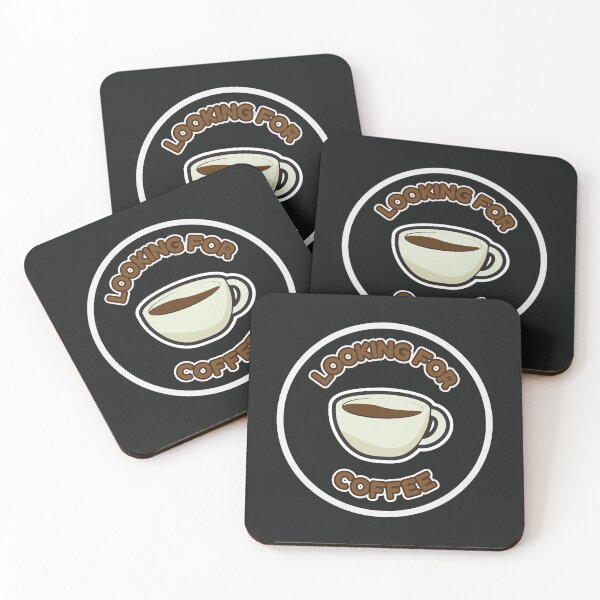 Item preview, Looking for Coffee - Sticker designed and sold by Nightlight0.