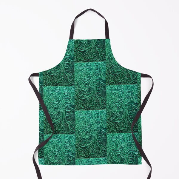 Item preview, Emerald Green Western Floral Scrollwork Design designed and sold by RandP Walriven.