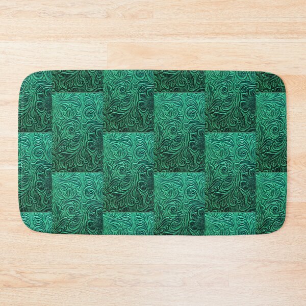 Item preview, Emerald Green Western Floral Scrollwork Design designed and sold by RandP Walriven.