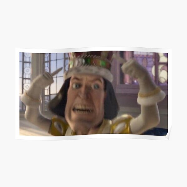 Lord Farquaad Poster By Yyyeseniaa Redbubble 