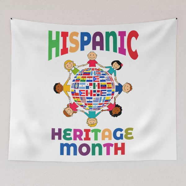 Item preview, Hispanic Heritage Month for Kids All Countries Flags World designed and sold by JezebelJocastaa.