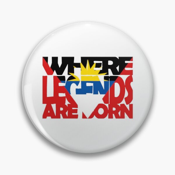 Item preview, Antigua Flag - Where Legends Are Born - Antiguan - Soca Mode designed and sold by Soca-Mode.