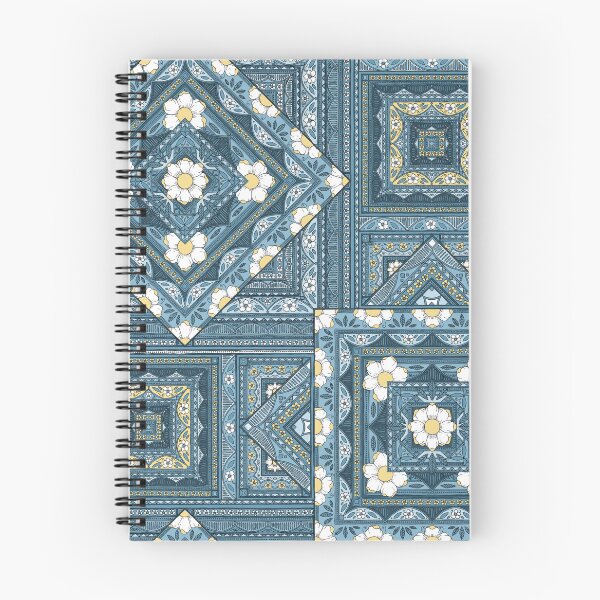 Item preview, Vintage Squares - blue/yellow designed and sold by jenuinedesigns.