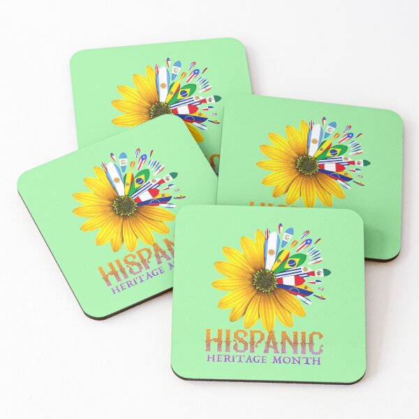 Item preview, Hispanic Heritage Month National Latino Pretty Flower Flags designed and sold by JezebelJocastaa.