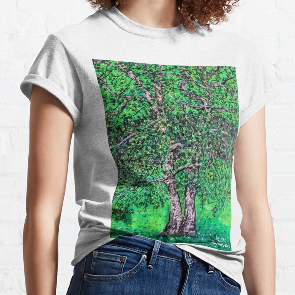 'Elm Trees' (Plein Air Painting) Classic T-Shirt