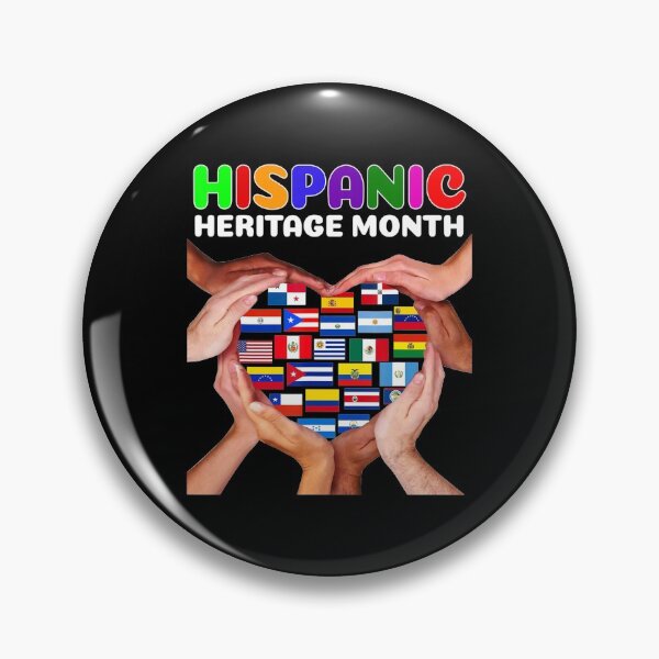 Item preview, Hispanic Heritage Month All Countries Heart Hands designed and sold by JezebelJocastaa.