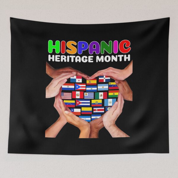 Item preview, Hispanic Heritage Month All Countries Heart Hands designed and sold by JezebelJocastaa.