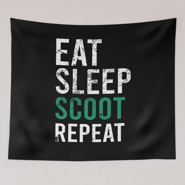Item preview, Eat Sleep Scoot Repeat designed and sold by AyoubArtfull.