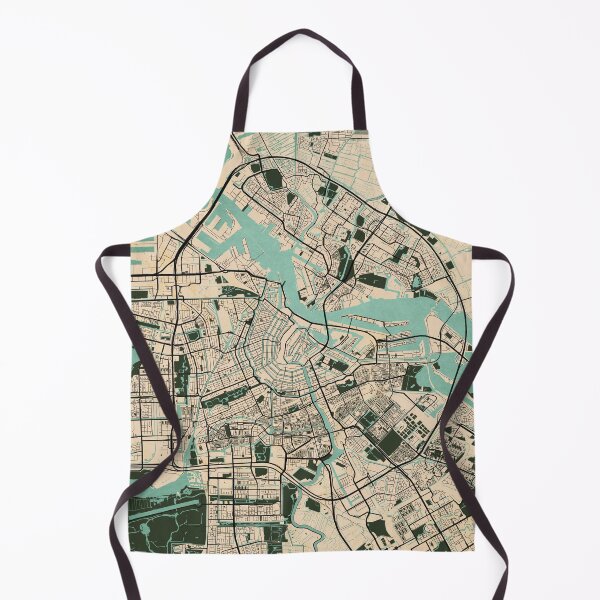 Item preview, Amsterdam City Map of Netherlands - Vintage designed and sold by deMAP.