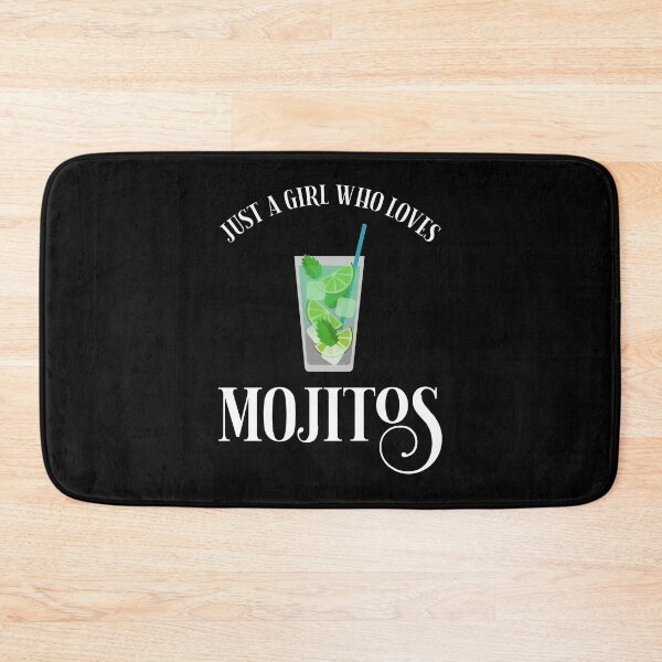Item preview, Just A Girl Who Loves Mojitos designed and sold by Cat Lady Designs.