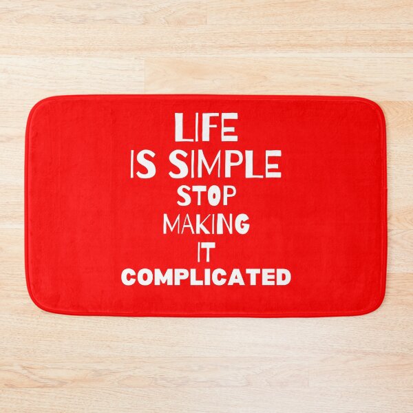 Item preview, LIFE IS SIMPLE designed and sold by starshiporion.