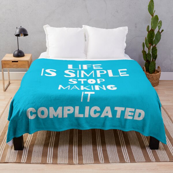 Item preview, LIFE IS SIMPLE designed and sold by starshiporion.