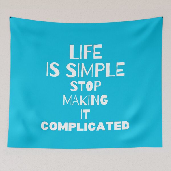 Item preview, LIFE IS SIMPLE designed and sold by starshiporion.