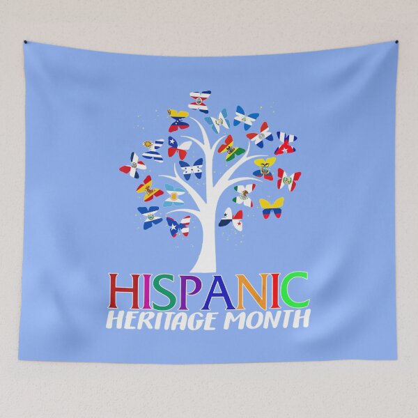Item preview, National Hispanic Heritage Month Butterfly Tree Roots Latino designed and sold by JezebelJocastaa.