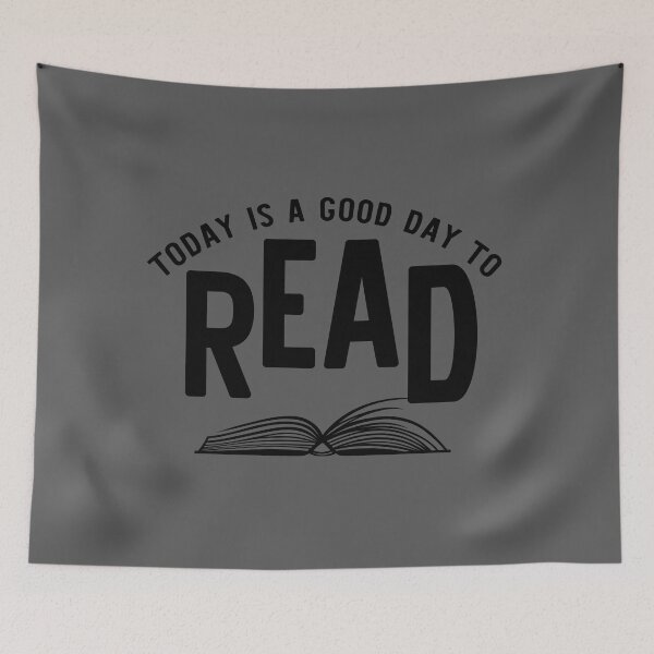 Item preview, Today is a Good Day to Read - Black designed and sold by erinbookdragon.