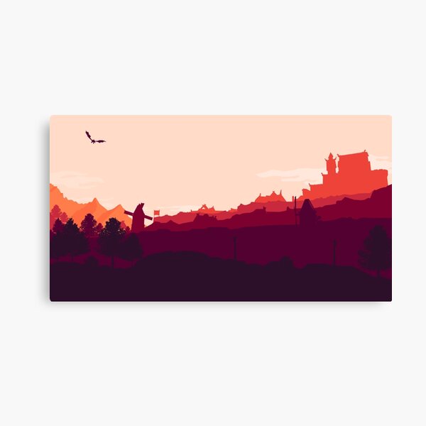 Whiterun Skyrim Canvas Print