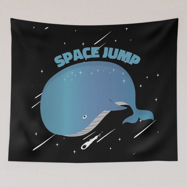 Item preview, Space Jump, Leaping Whale designed and sold by kcaandwu.