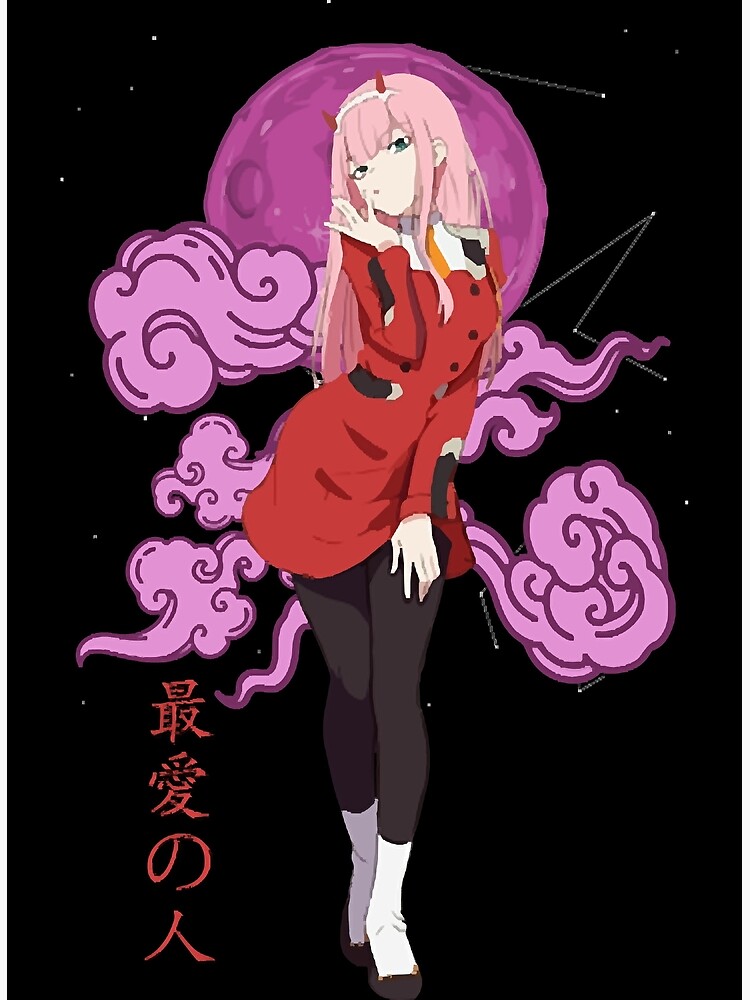 Póster «Zero Two Waifu - Darling In The Franxx» de rtinJuniper | Redbubble