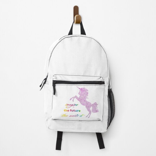 Item preview, Imagine The Future, Then Create It Pink Unicorn with tie dye font designed and sold by UncleStuScience.