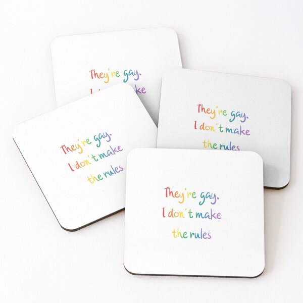 Item preview, They're gay. I don't make the rules designed and sold by nerdspride.