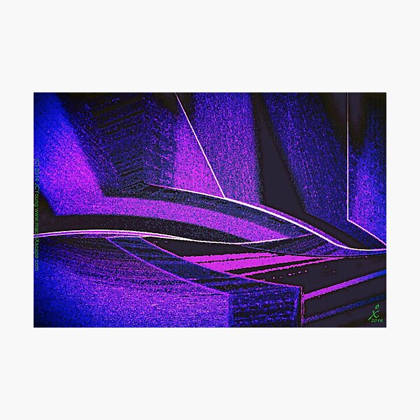 Deep Blue Chase Photographic Print
