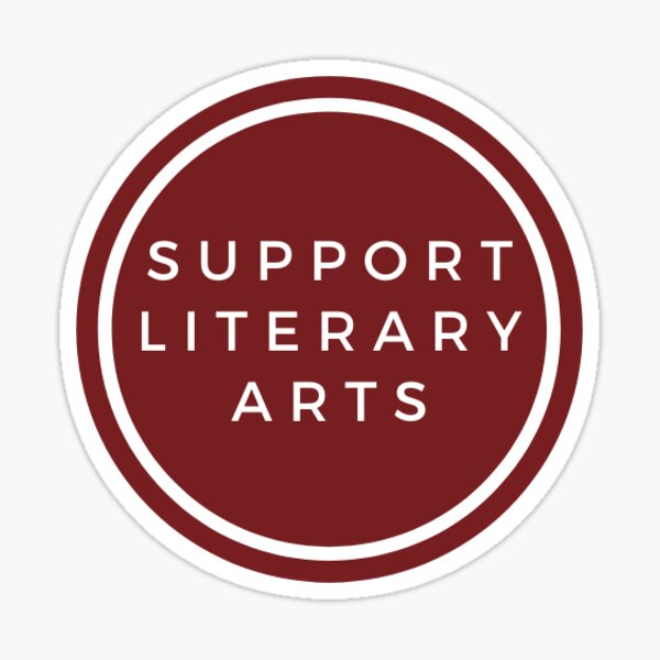 Support Literary Arts Sticker Sticker