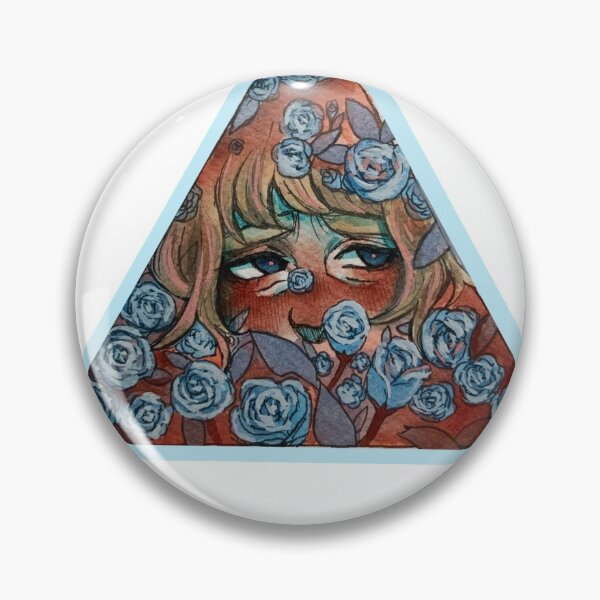 Item preview, Watercolor Flower boy triangle designed and sold by Beelzblood.