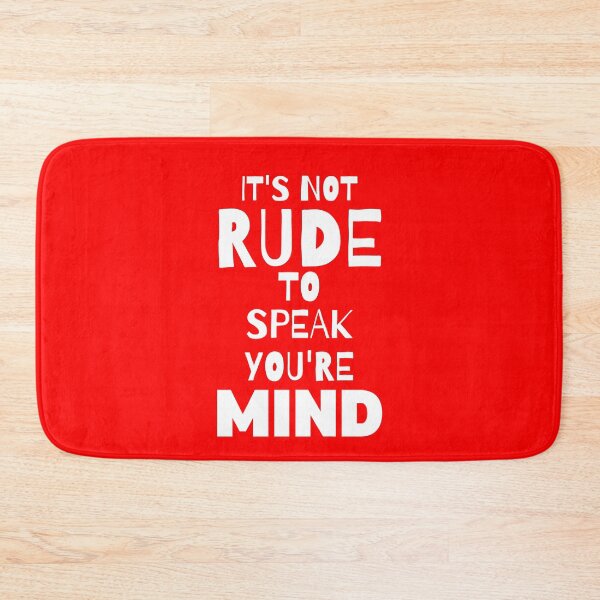 Item preview, It's not Rude designed and sold by starshiporion.