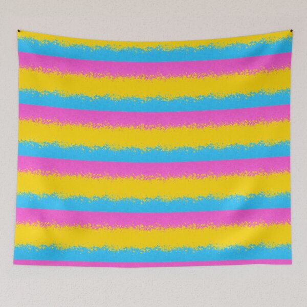 Item preview, Pan pansexual pride flag designed and sold by Spell-the-Bee.