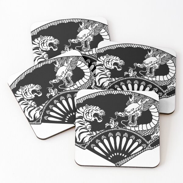Item preview, Tiger Dragon Fan. designed and sold by Tommy Vo.