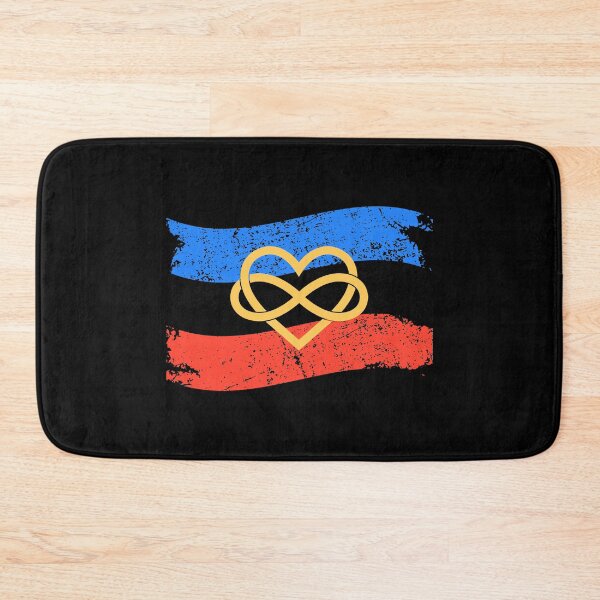 Item preview, Infinity Heart Polyamory Flag Polyamorous Pride print designed and sold by jakehughes2015.