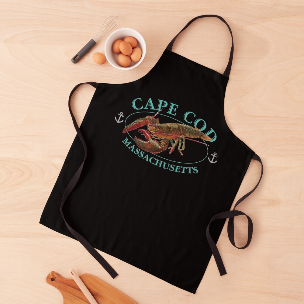 Cape Cod Massachusetts Vintage Lobster Design Apron
