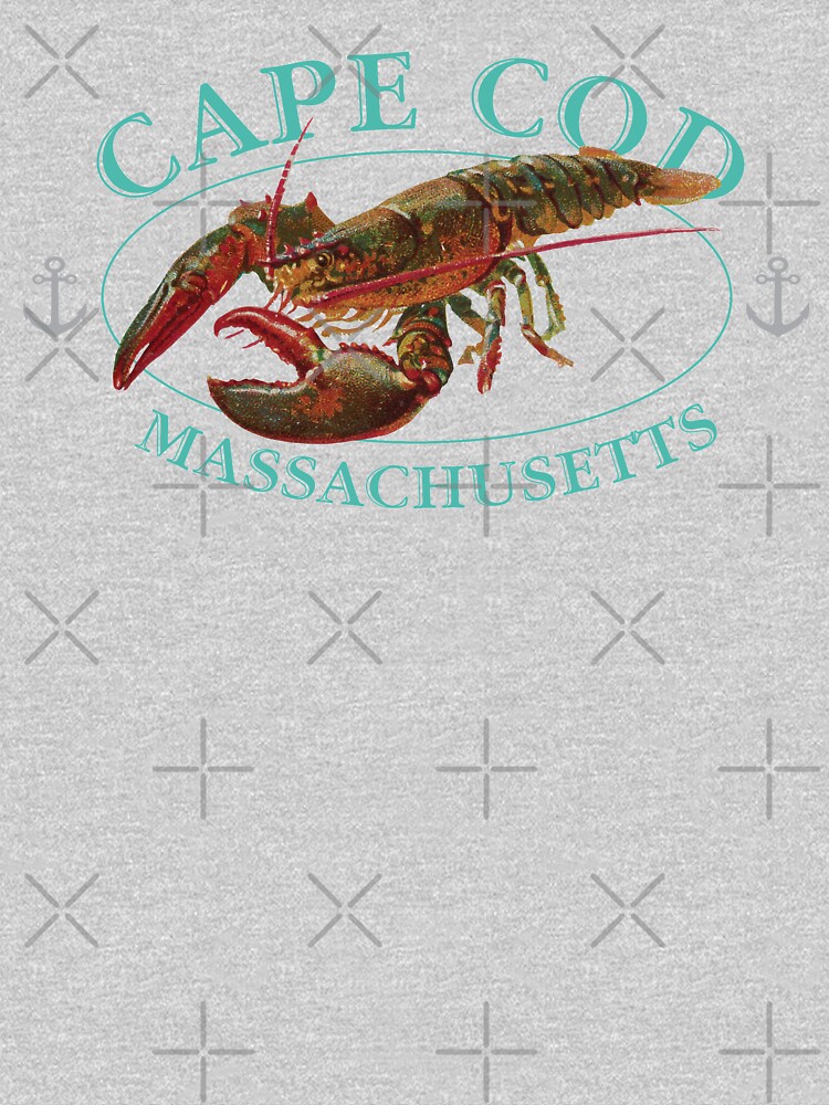 Cape Cod Massachusetts Vintage Lobster Design by Futurebeachbum