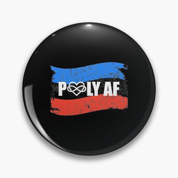 Item preview, Poly Af Polyamorous Flag Polyamory Pride graphic designed and sold by jakehughes2015.