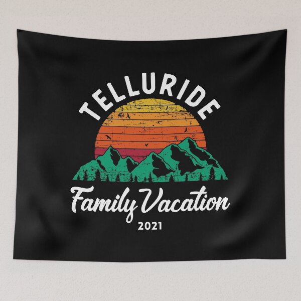 Item preview, Colorado Rocky Mountains Family Vacation 2021 Telluride print designed and sold by jakehughes2015.