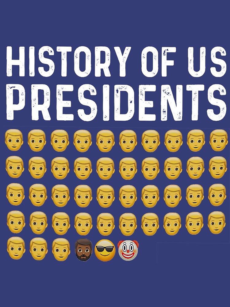 "History of US Presidents Emoji Funny " Tshirt for Sale by