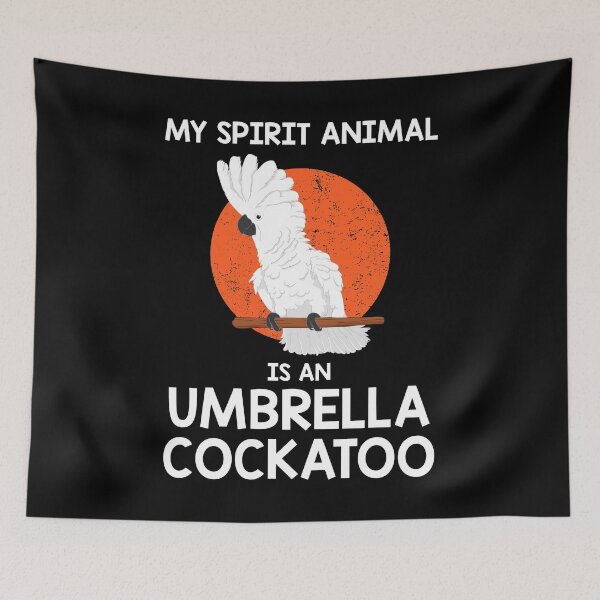 Item preview, Spirit Animal Parrot Lover Umbrella Cockatoo product designed and sold by jakehughes2015.