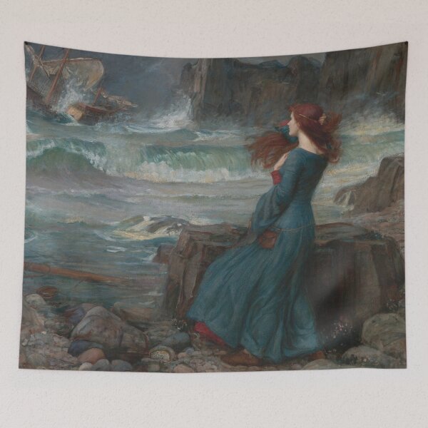 Item preview, Miranda - The Tempest By John William Waterhouse designed and sold by JDesigningMO.