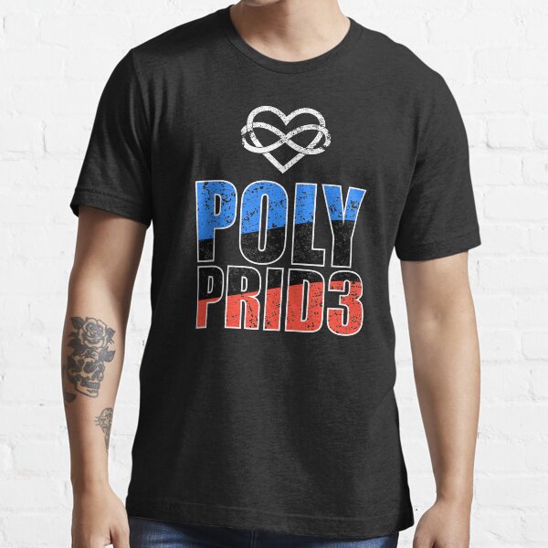 Poli Pride Flag Polyamorous Polyamory design Essential T-Shirt