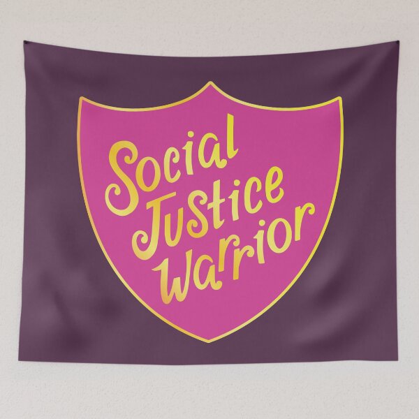 Item preview, Social Justice Warrior Feminist Badge Pink designed and sold by Kit Cronk.