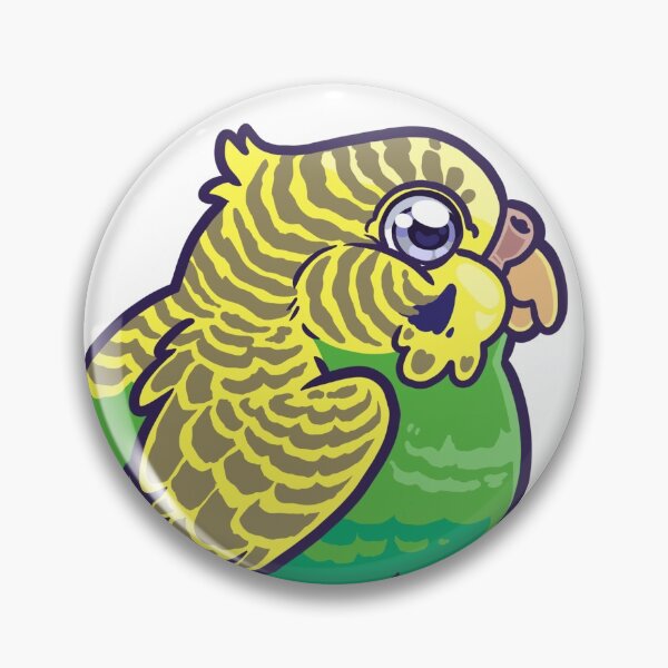Item preview, Cute Chibi Green Parakeet - Female designed and sold by itcouldbechibi.