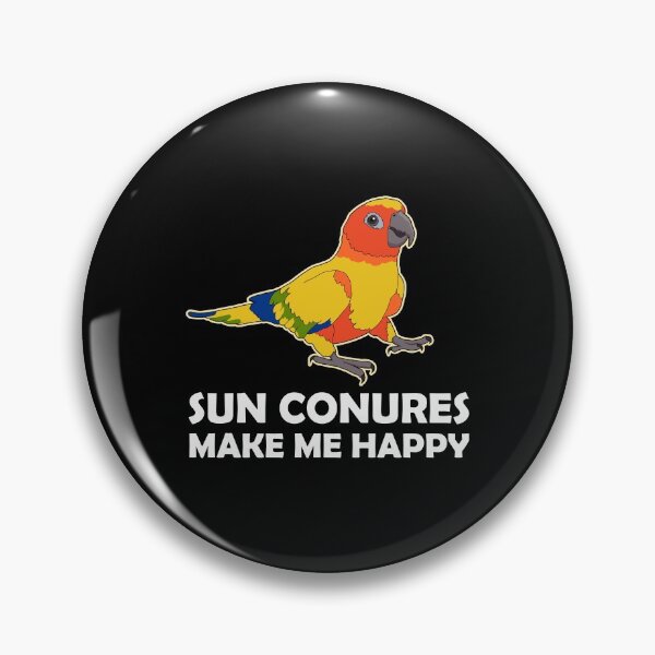 Item preview, Funny Parrotlet Owner Happy Sun Conures print designed and sold by jakehughes2015.