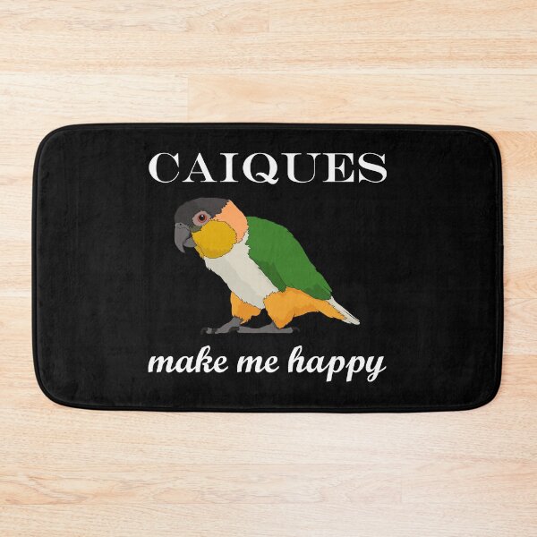 Item preview, Happy Parrot Lover White-Bellied Caique print designed and sold by jakehughes2015.